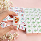 Mahjong Tiles High Grade Crystal Embroidered Water Resistant Household Entertainment Gift