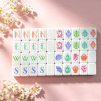Mahjong Tiles High Grade Crystal Embroidered Water Resistant Household Entertainment Gift