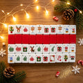 Family Holiday Christmas American Mahjong Game Set Custom Design With Mahjong Mat