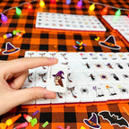 Custom High Quality American Mahjong Tiles Halloween Style Full Game Set Mahjong Mat Mahjong