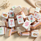 Mahjong Tiles High Grade Crystal Embroidered Water Resistant Household Entertainment Gift