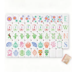 Mahjong Tiles High Grade Crystal Embroidered Water Resistant Household Entertainment Gift