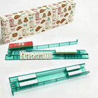 Clear White Mahjong Rack Set 4 Pieces Non-Slip With Storage