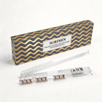 Non-Slip Mahjong Tile Racks 4-Piece Clear White With Storage Box