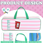 Modern Multi-color Mahjong Storage Bag Large Capacity Portable Hand-held Unisex Mahjong Carry Bag
