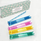 Clear White Mahjong Rack & Pusher 4-Piece Non-Slip Box Set