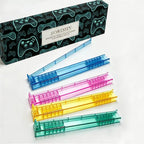 4-Piece Clear White Non-Slip Mahjong Racks With Storage Box