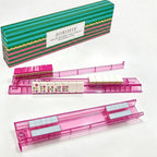 4 Pack Clear White Mahjong Tile Holders Non-Slip For Mahjong Game With Box