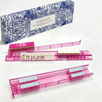 4Pcs Non-Slip Mahjong Racks Clear White With Storage Container